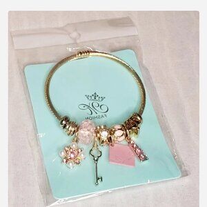 Pink Stuff Charm Bracelet
